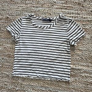 Black and White Striped T-Shirt